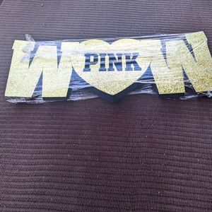 Victoria's Secret PINK WOW sign